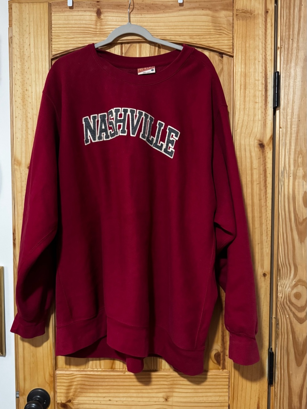 Pro-Weave Burgundy Crewneck Sweatshirt